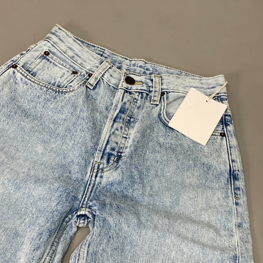 ETICA Tyler Vintage Straight Crop Jeans Pebble Beach Size 24 EW182114A