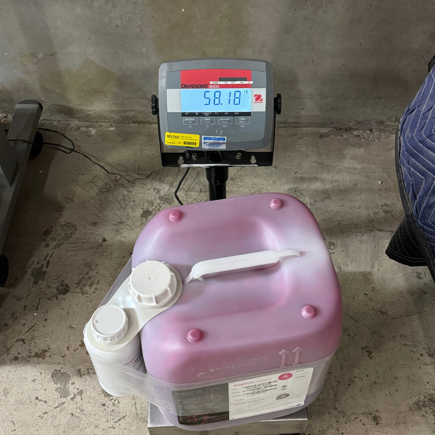 LANDA NANOINK Magenta Ink 25 Lit 6.6 Gallon Parts A & B 55-IMFG-AD21 BB04/25