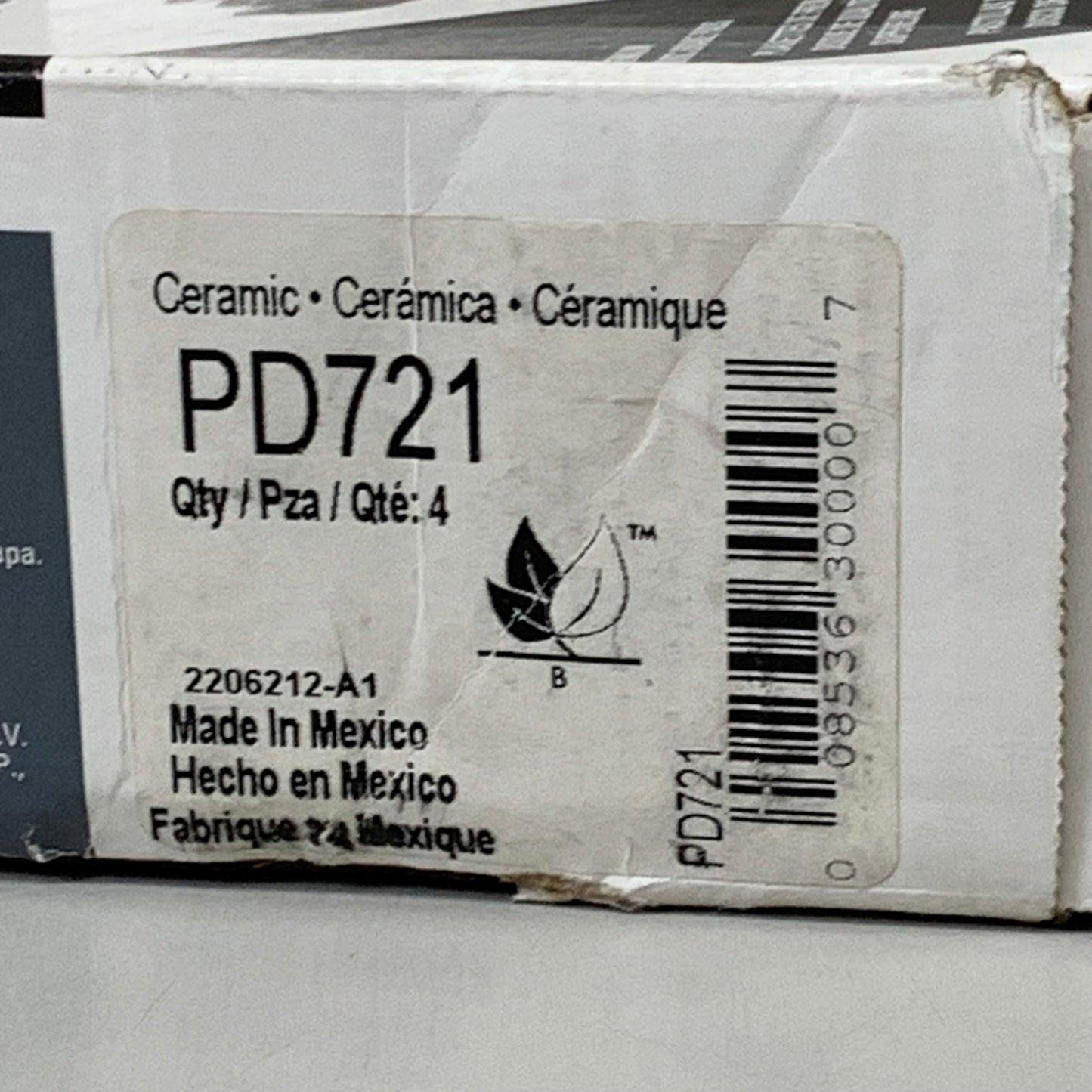 WAGNER ThermoQuiet Front Ceramic Brake Pads For Subaru Models PD721