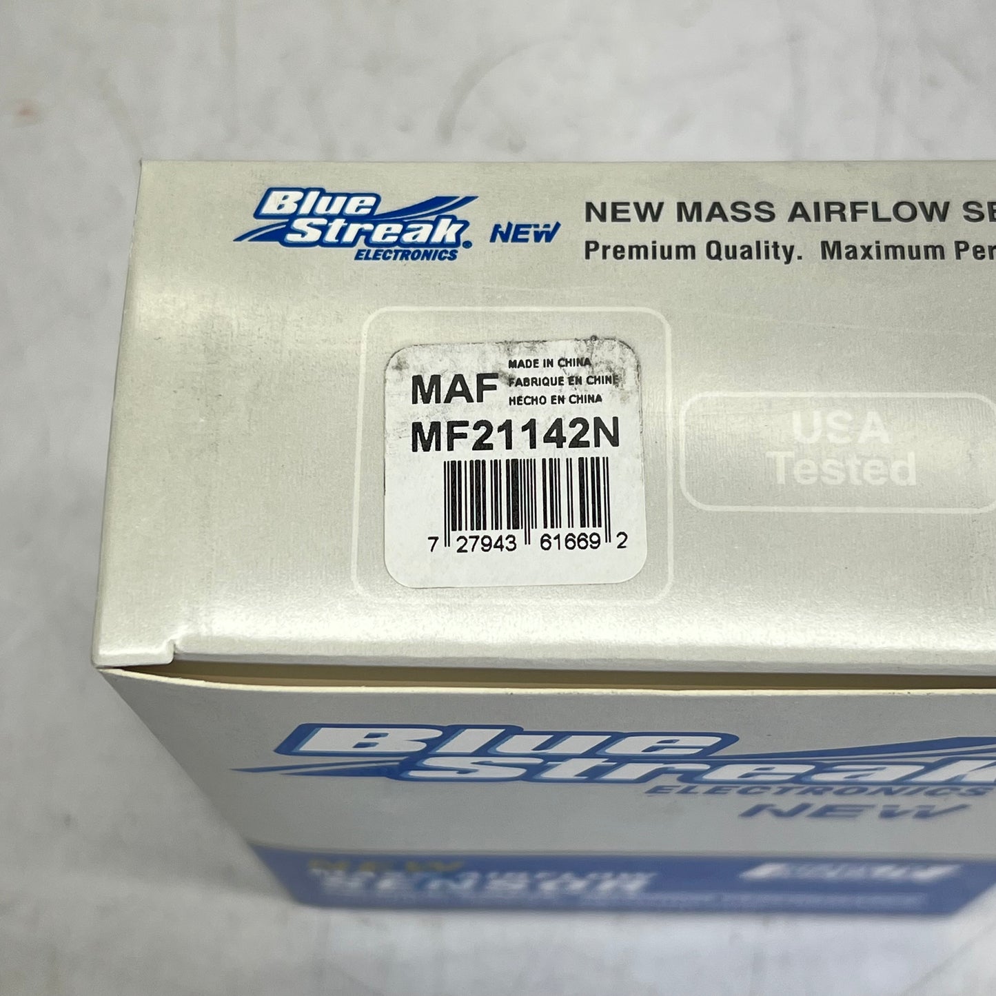 BLUE STREAK Mass Airflow Sensor for Volkswagen Model Vehicles MF21142N