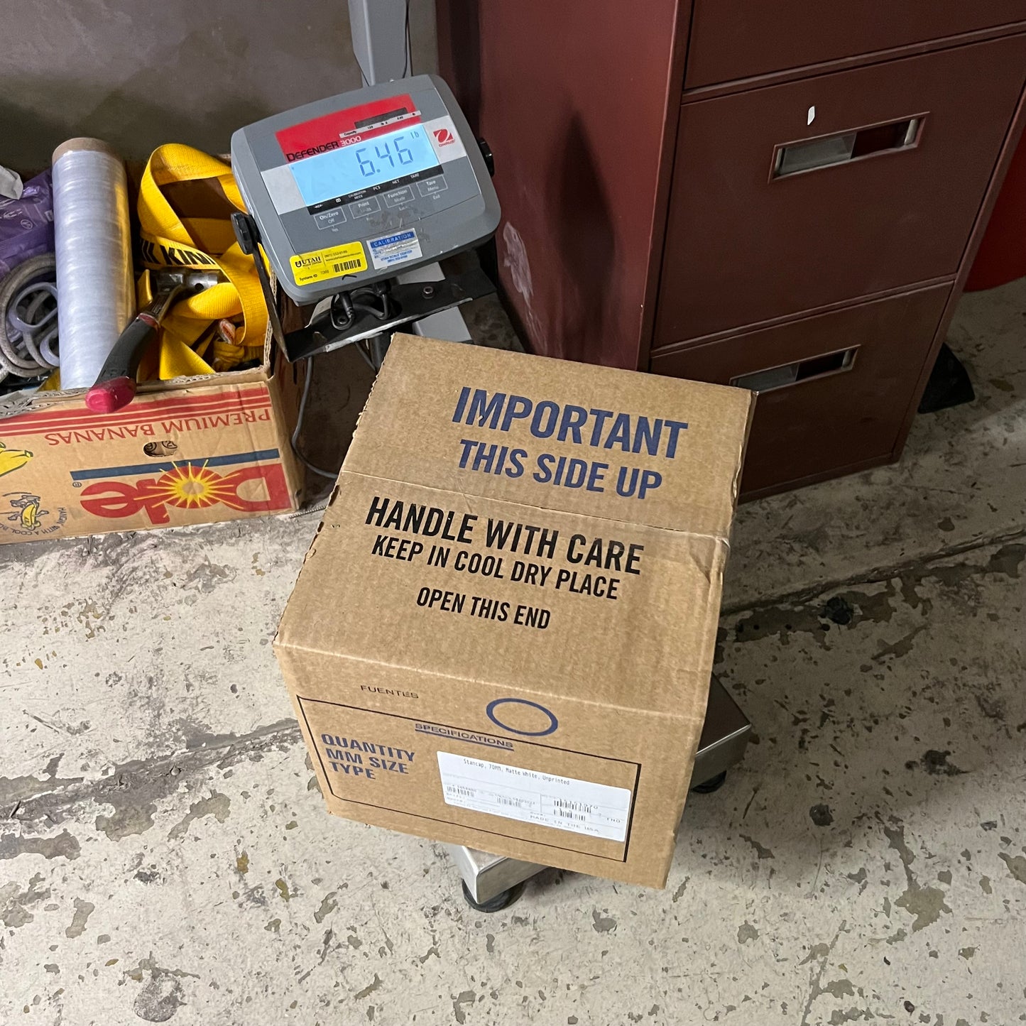 ZA@ STANCAP (1500 Pcs) Plain White Glass Cover Cap Sz 3"D x 0.8"H (New)