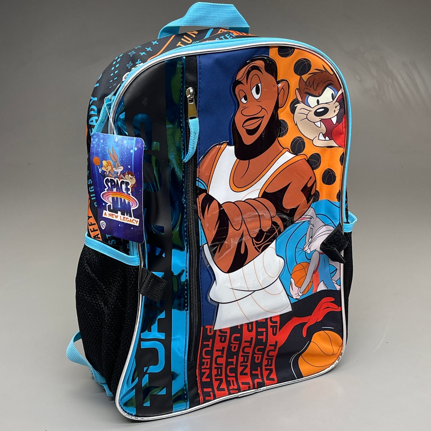 ACCESSORY INNOVATIONS Space Jam (LeBron James) Backpack & Lunch Bag Blue