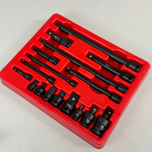 TITAN (17 Piece) Impact Socket Accessory Set Black 81483