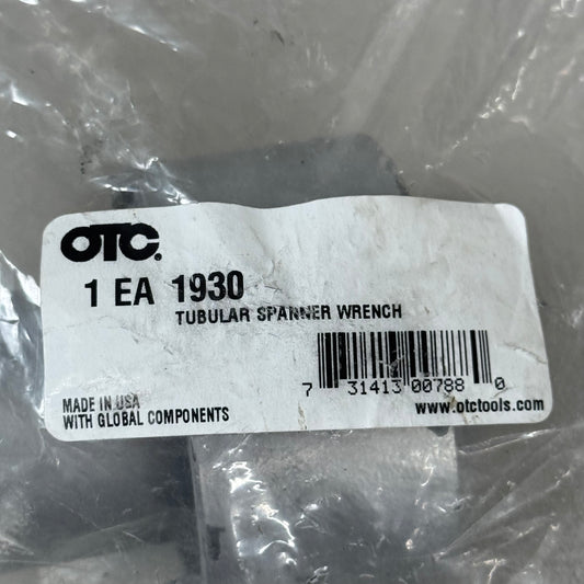 OTC Tubular Spanner Wrench 6-Lug For Servicing Vehicles Socket O.D. 2-7/8". 1930