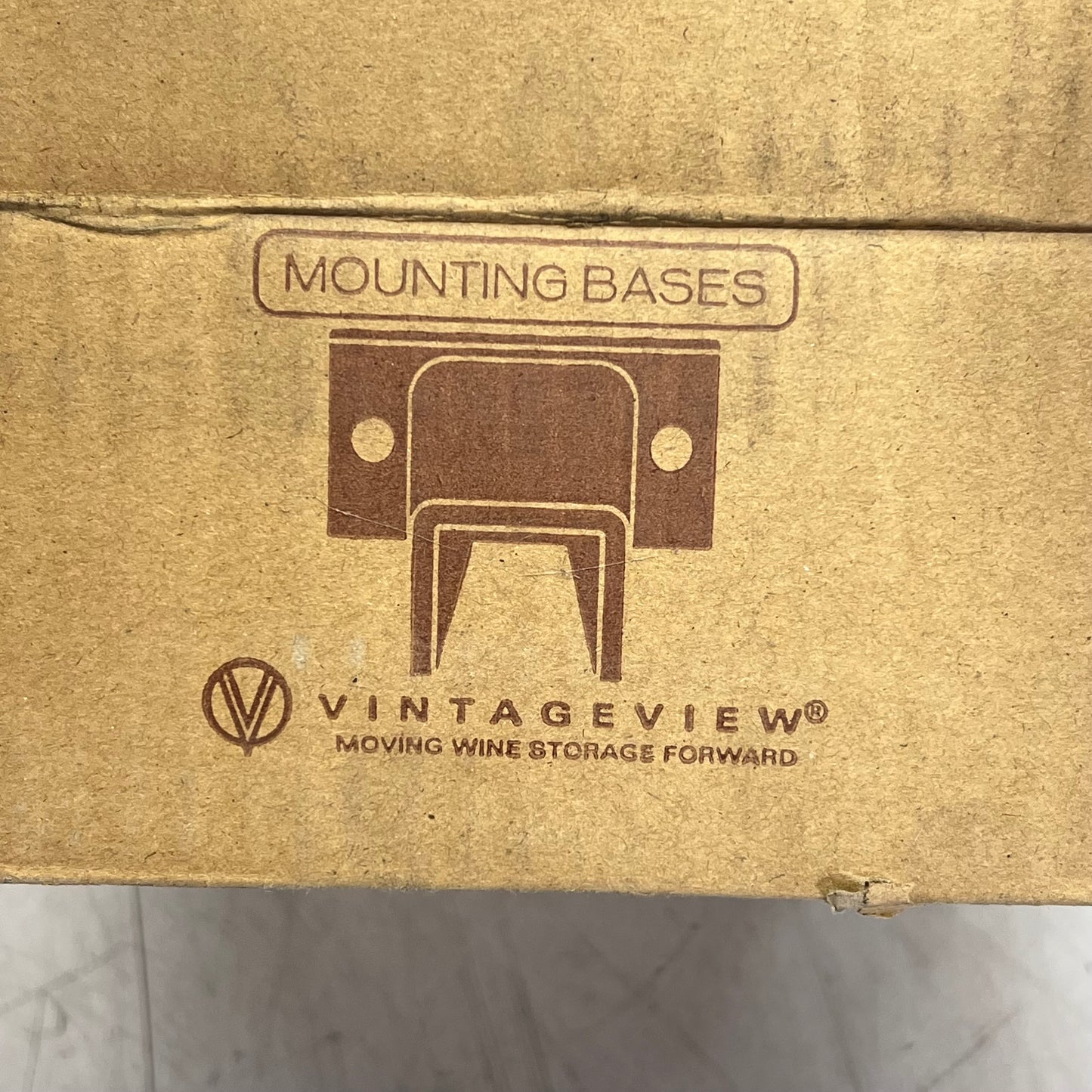 ZA@ VINTAGE VEIW (SET OF 2) Vino Post Systems Mounting Bases & Hardware Blk U-FCP-MB