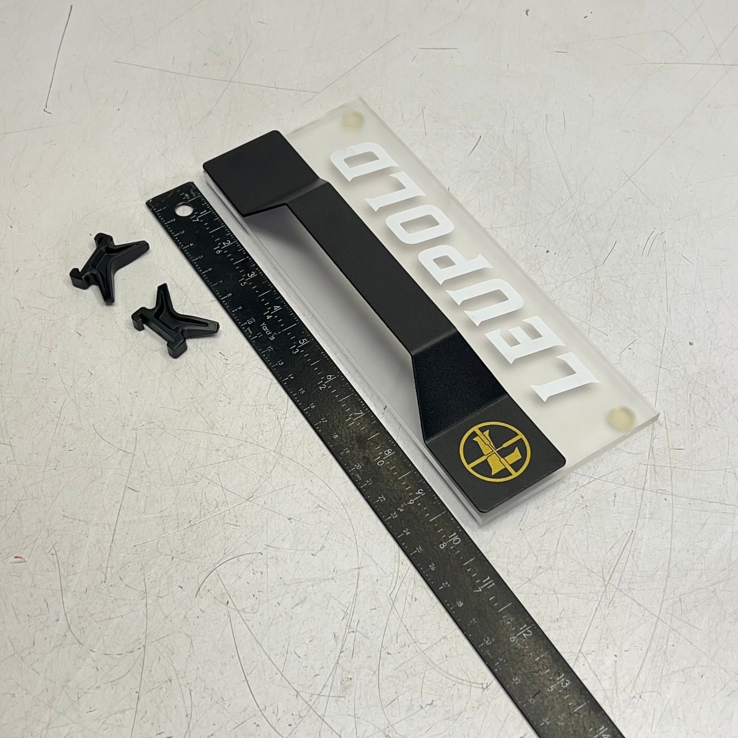 ZA@ LEUPOLD (5 PACK) Stand/handle Unknown 10"x4" Clear/Black