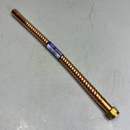 BRASS CRAFT (2 PACK) Copper Corrugated Hose 7/8" OD 3/4" FIPX3/4" Nom 18" L