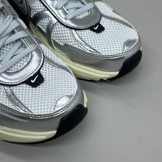 NIKE V2K RUN Sneaker Women's 9.5 Men's 8 Submit White Metallic Silver New Other