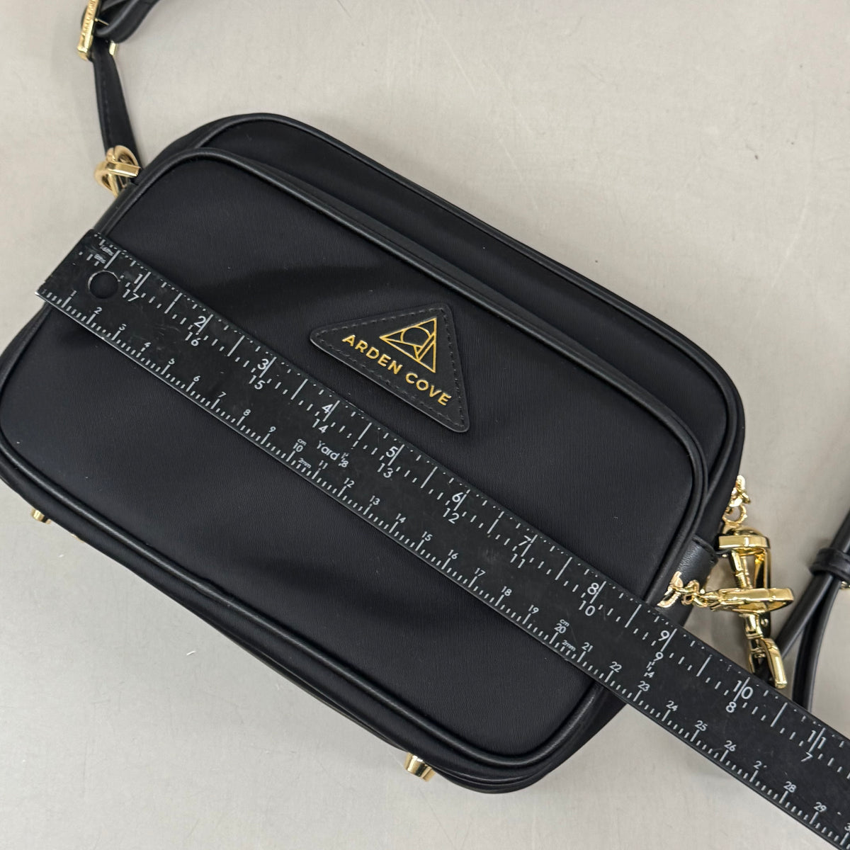 ARDEN COVE Crossbody Nylon Anti-theft Bag Black (New Without Tags)