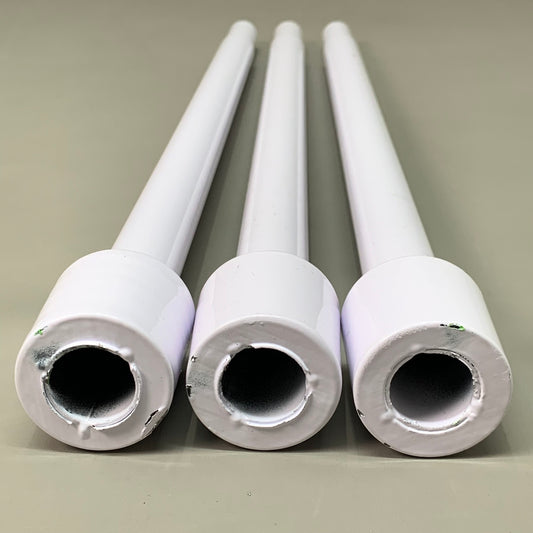 BEST WHOLESALE (3 PACK!) Display Poles White 23.5"