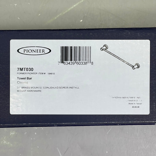 PIONEER Motegi Pioneer Towel Bar 24" Chrome 7MT030