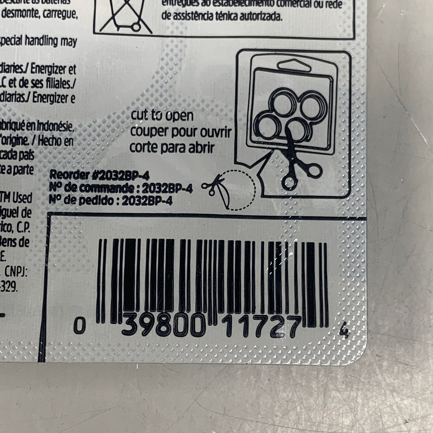 ZA@ ENERGIZER (2 PACK, 8 Total Batteries) 2032 Lithium Coin Battery for Key FOB 851179 C