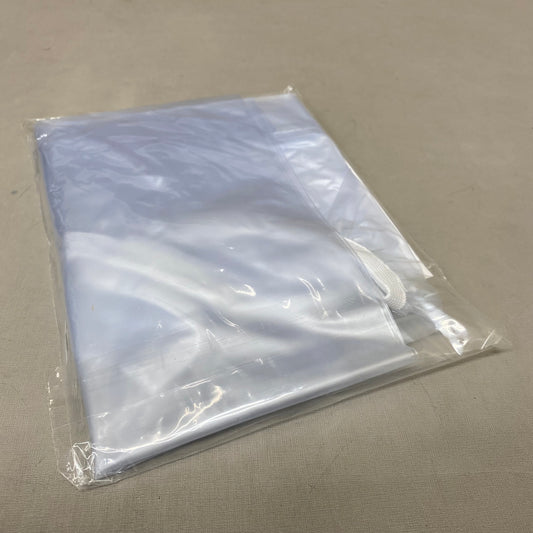 PROBASIC (6 Pack) Hair Salon Deep Pocket 100% Vinyl Neutralizing Bib Clear 08193