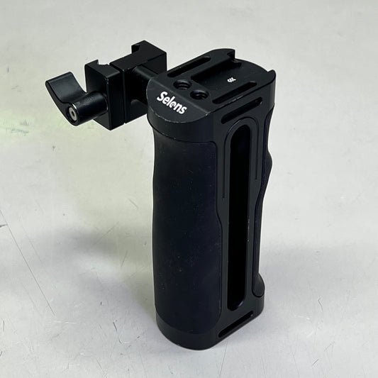 SELENS NATO Standard Cage Side Handle Cold Shoe Mount W/ Lock Black SHS8-2555