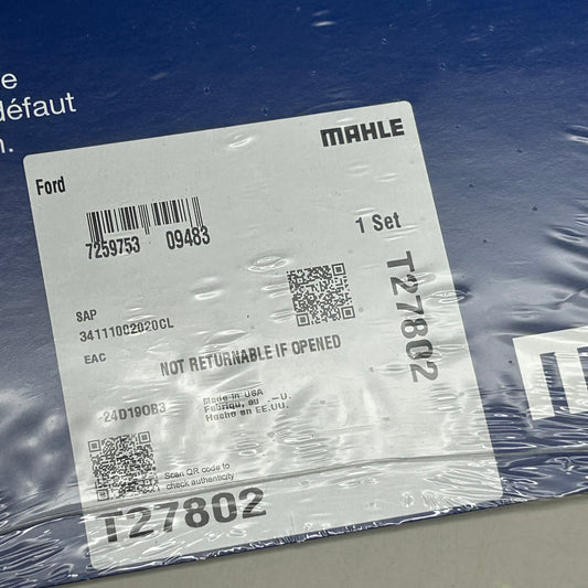 MAHLE Engine Timing Cover Gasket Replacement Part For Ford & Mercury T27802