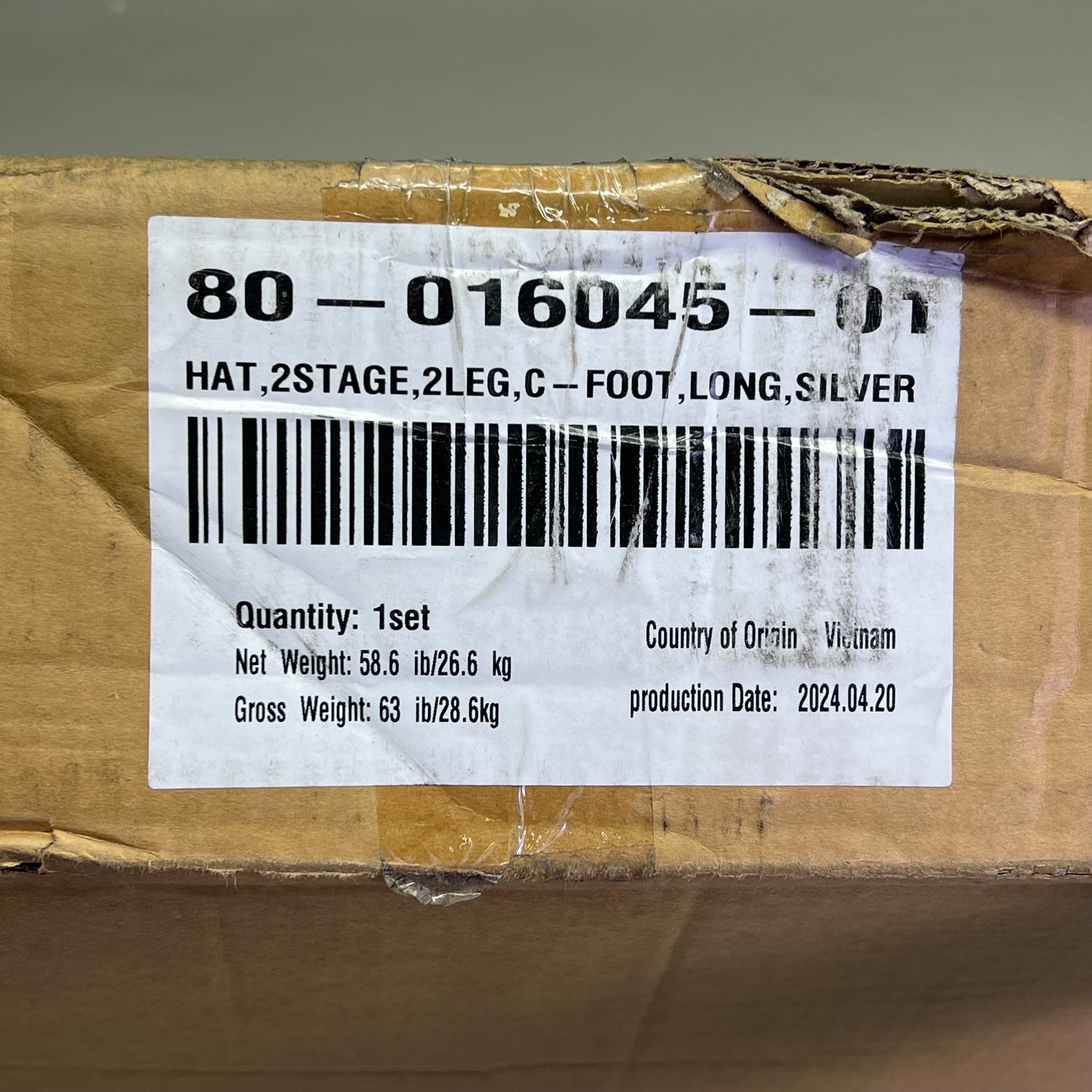 SIT ON IT Adjustable Desk Legs C-Leg Type w/ Motor (NO TABLETOP) Silver 80-016045-01