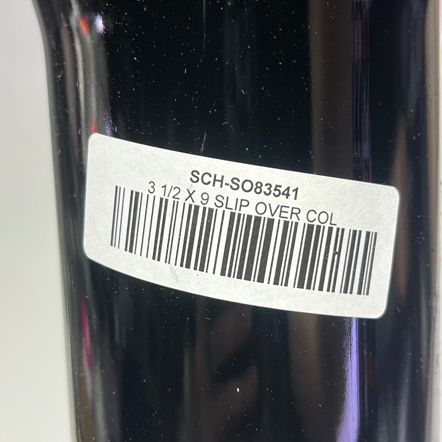 SCHOENFELD Steel Slip-On Collector 1-7/8 3-1/2" Outlet 9" Long Black SCHSO83541