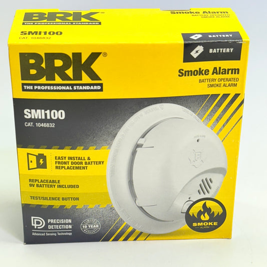 BRK (6 PACK) SMI100 Smoke Alarm Battery Operated 9V Included 1046832