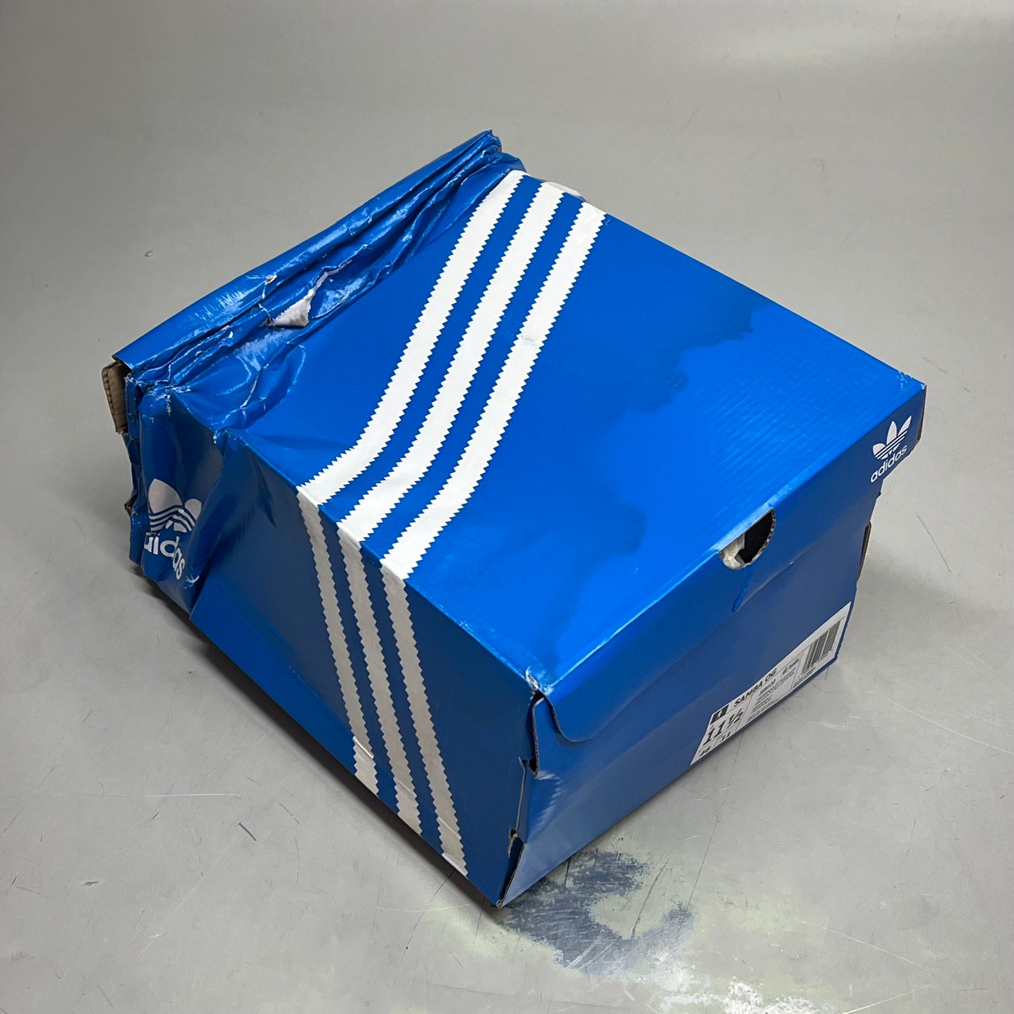 ZA@ ADIDAS Samba OG Sneaker Regular Fit Men's Sz 7 Black/White/Grey B75806 (As-is)