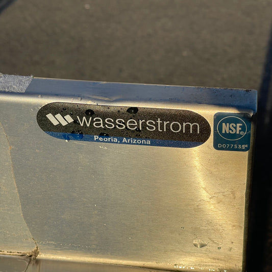 ZA@ Pallet of WASSERSTROM Rolling Table Stainless Steel (AS-IS)