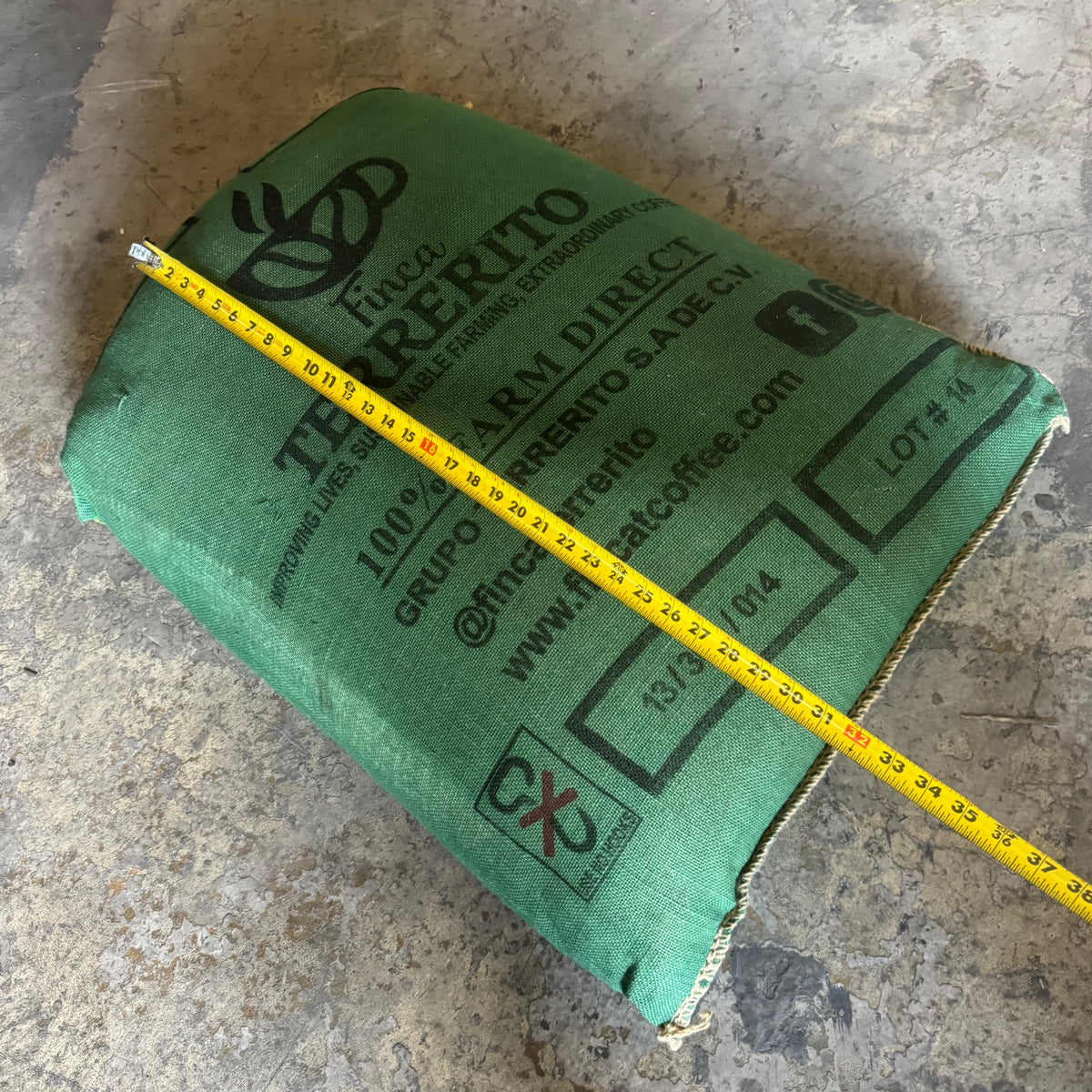 FINCA TERRERITO Green Coffee Beans 150 Lb.