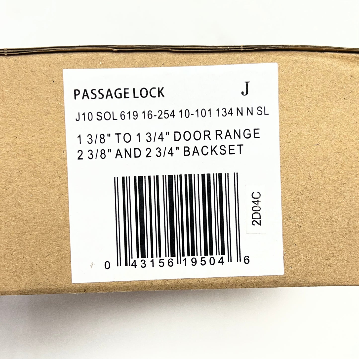 SCHLAGE Residential Solstice Passage J-series Hall/closet Satin Nickel J10SOL619