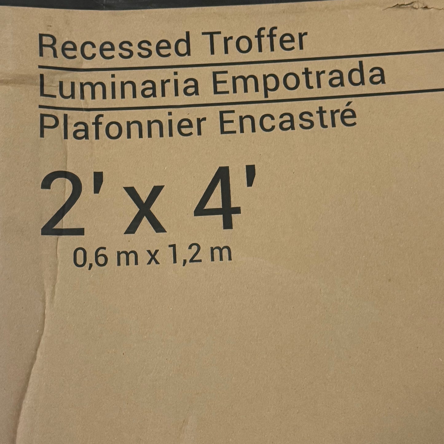 COOPER LIGHTING 3 PK LED Recessed Troffer 2'x4' 24CZ2-30-UNV-EL7W-L840