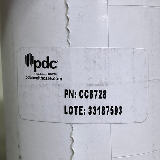 PDC (5 PACK) Thermal Wristband 155/Roll, 4" x 4-1/2" Bands White CC8728