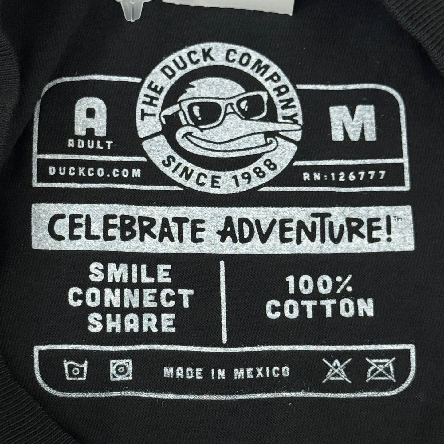 THE DUCK COMPANY Welcome To The Jungle Kalahari T-Shirt Adult Medium Black,Blue,Yellow