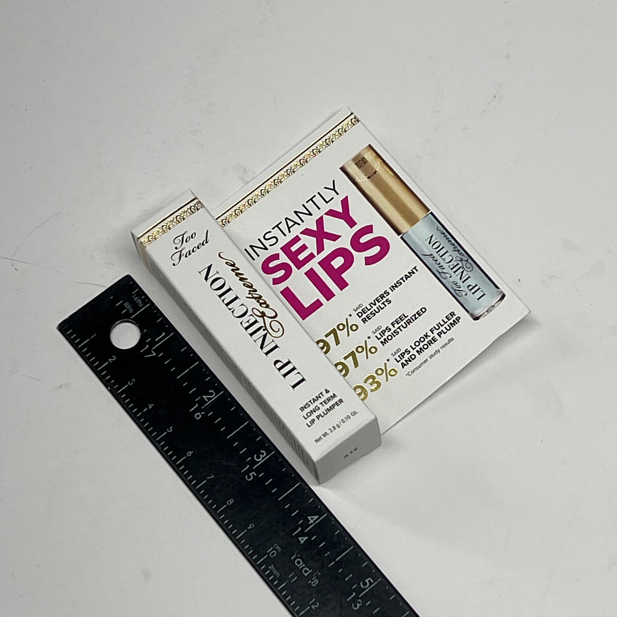 TOO FACED (2 PACK) Lip Injection Extreme Long Term Lip Plumper 0.10 oz Clear Shine