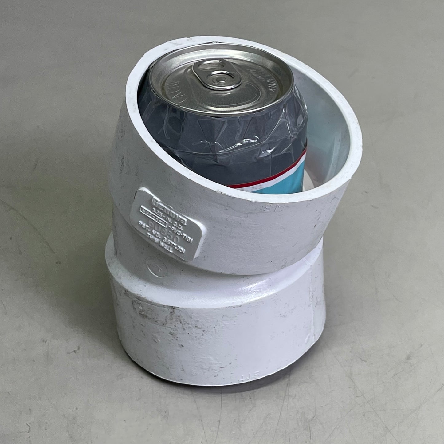 GENOVA (4-PACK) Schedule 30 PVC Hub Elbow 3" x 3" 22.5 Degree G60830