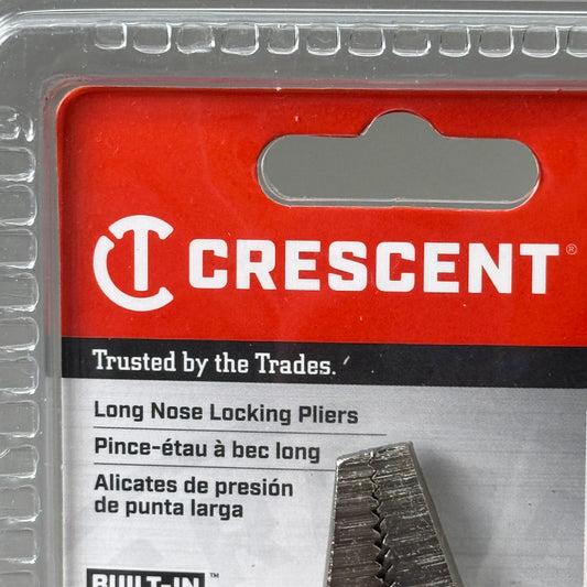 CRESCENT (New) 9" Curved Jaw Locking Pliers with Wire Cutter