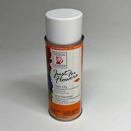 DESIGN MASTER (2 PACK) Just For Flowers Transparent Dye Spray For Flowers 11oz