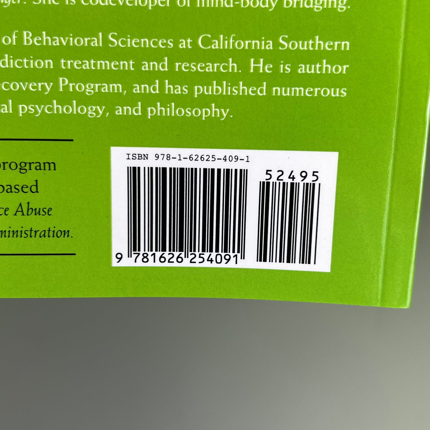 MIND-BODY WORKBOOK FOR ADDICTION Effective Tools Substance Abuse Recovery Book