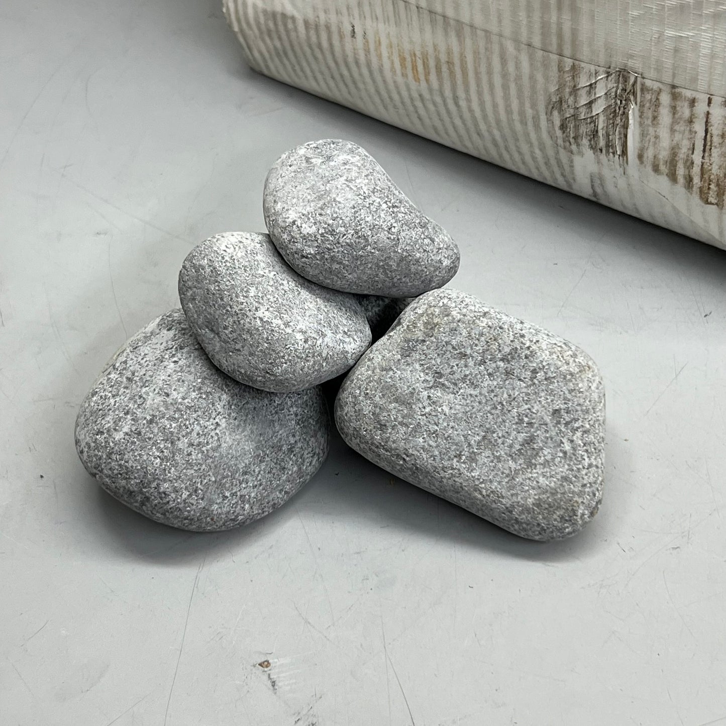 THE SAUNA PLACE Olivine Daibase Sauna Heater Stones 33 lbs Grey