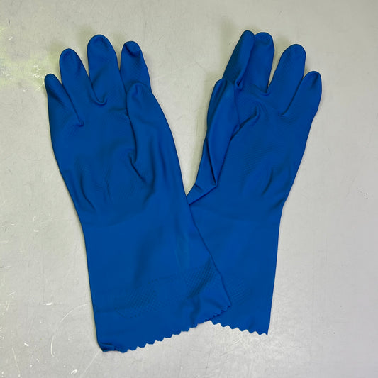 ANSELL (12 PACK) AlphaTec Natural Rubber Latex Unlined Gloves Sz 8 Blue 88-356