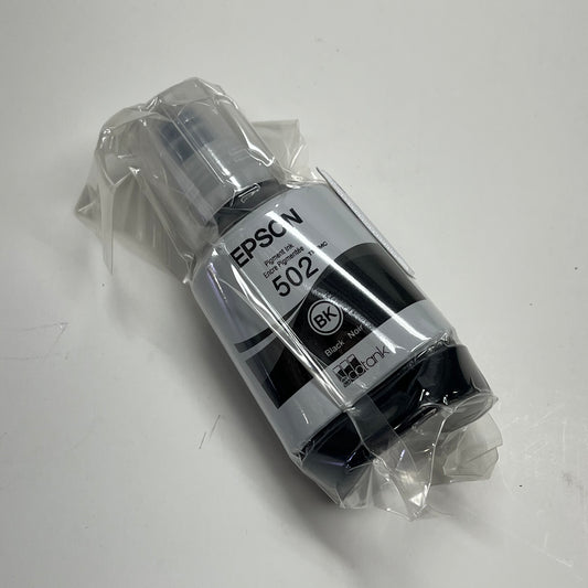 EPSON Standard Yield Ink Bottle/Cartridge For Eco Tank 127 ML 502 Black T502120