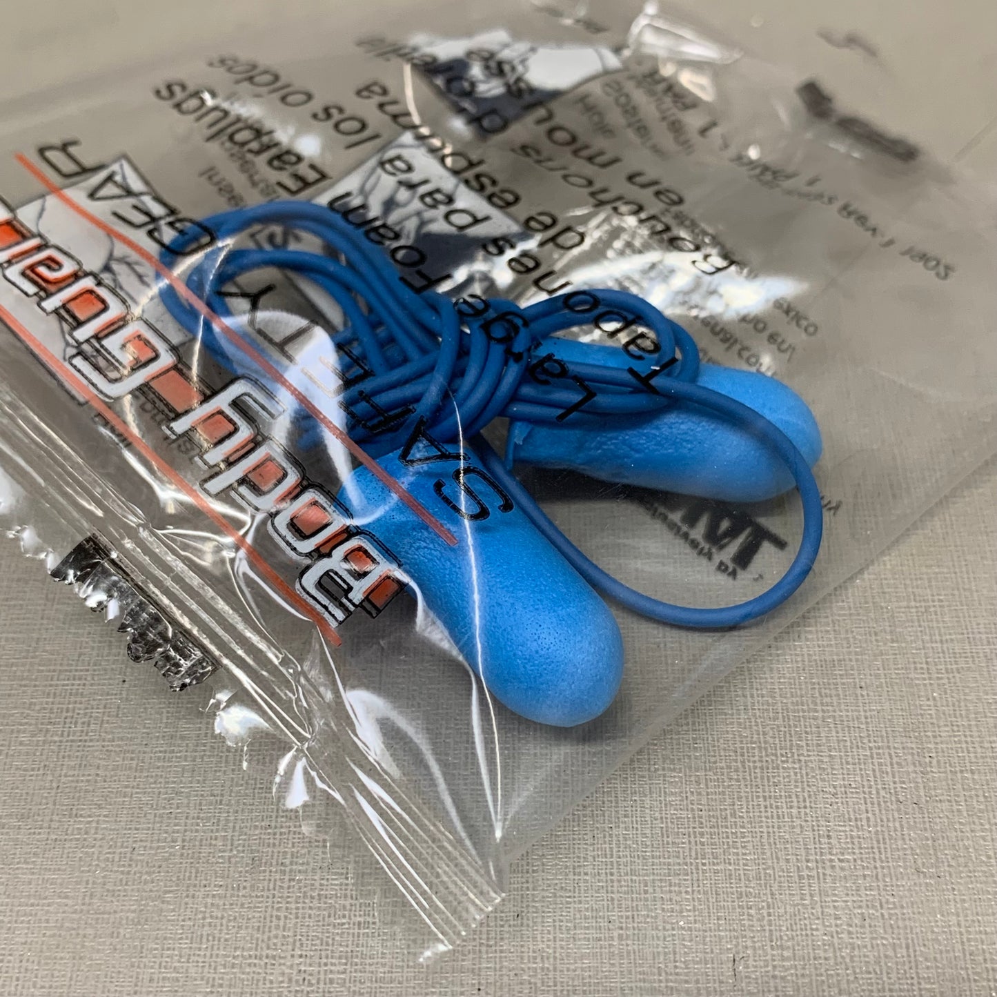 BODY GUARD (100 PACK) Safety Gear Bullet Ear Plugs Noise Reduction Orange NRR 32