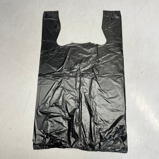 ZA@ (1000 PACK) Bulk Blank Grocery Bags Black
