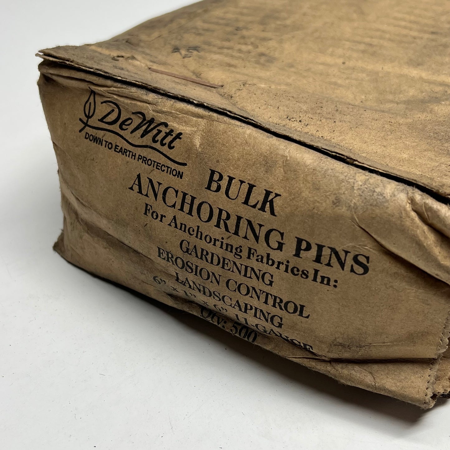 ZA@ DEWITT (500 PACK) Anchoring Bulk Pins Allot Steel Weedbar Anch Pin Silver APB5
