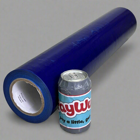 PE Protective Window Film Sz 24" W X 600' L, Blue WT15B-24600UV