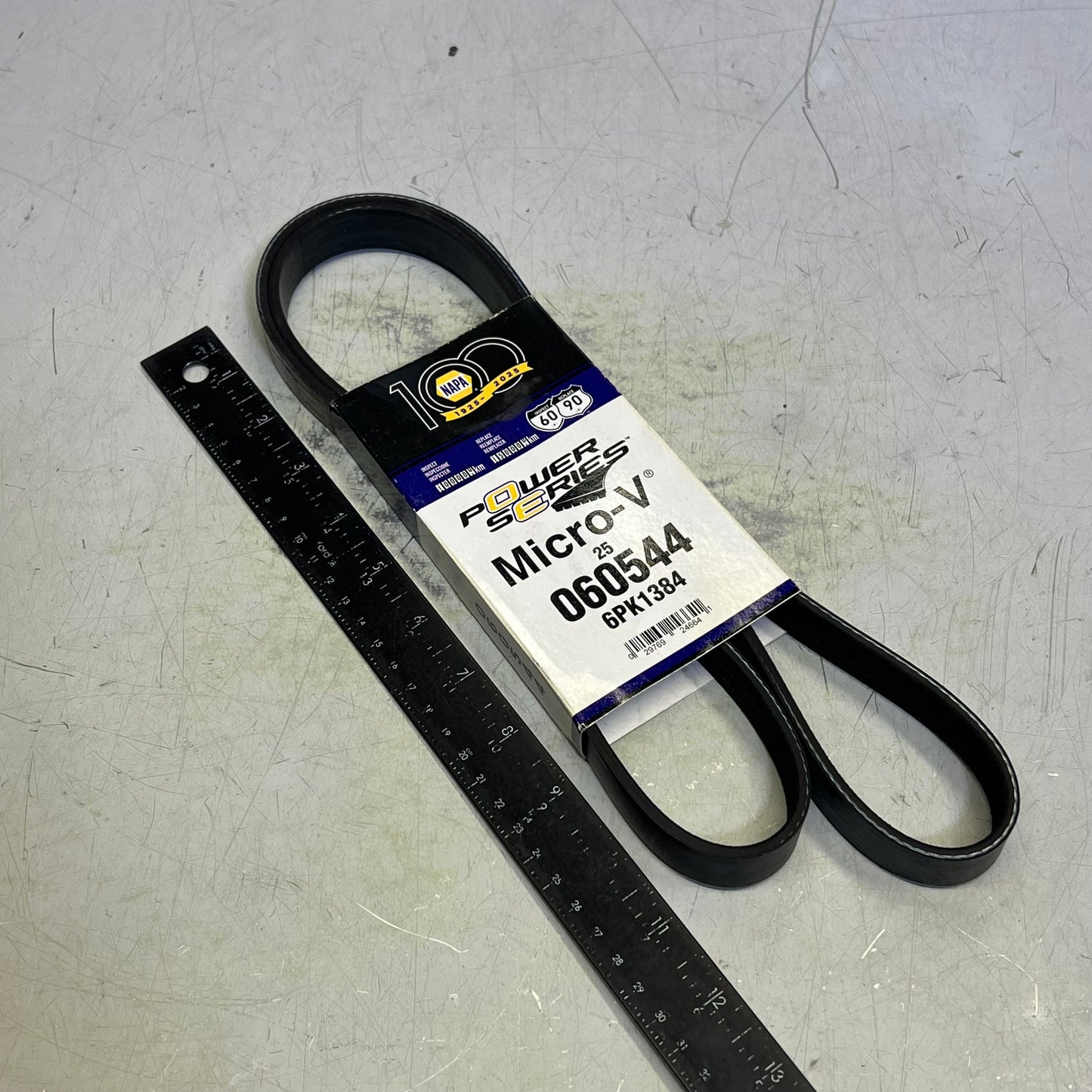 NAPA V-Ribbed Belt For Buick & Chevrolet Models K06 13/16" x 55" Black 25060544