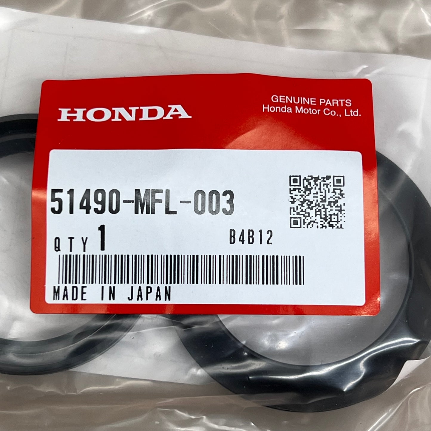 HONDA Front Fork Seal Set For Motorcycle Genuine OEM 51490-MFL-003