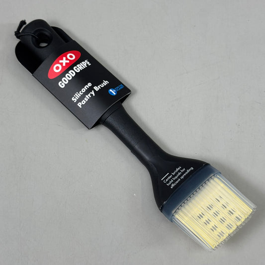 OXO (2 PACK!) Good Grips Silicone Basting & Pastry Brush 7.5" x 1.5" Small Black 1071062