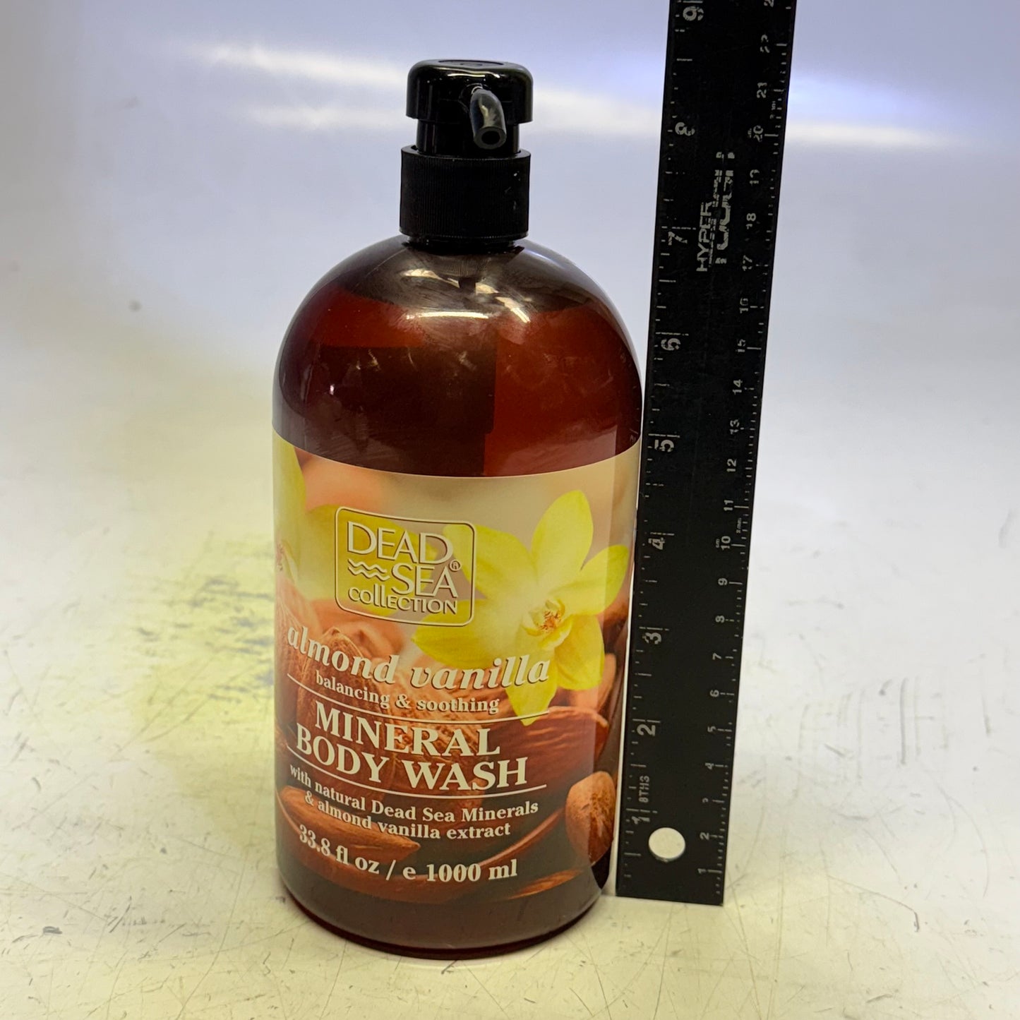 DEAD SEA COLLECTION (2 PACK) Almond Vanilla Mineral Body Wash 33.8 Fl |Oz