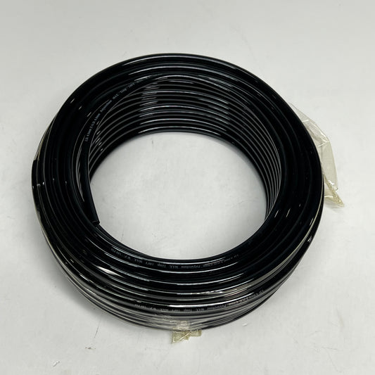 Tubing For Air/water Polyurethane 100' 4mm 180 PSI 6 MM OD Black 1PBR7A