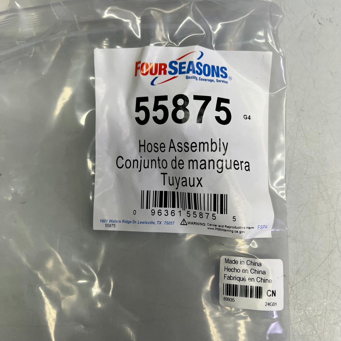 FOUR SEASONS A/C Refrigerant Suction Hose For Ford Model Vehicles 55875