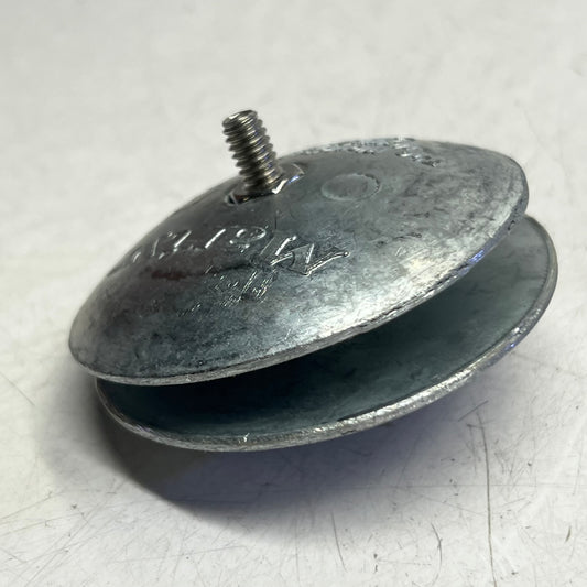 MARTYR Zinc Rudder & Trim Anodes 2-13/16 Zn W/Slot Steel CMR02