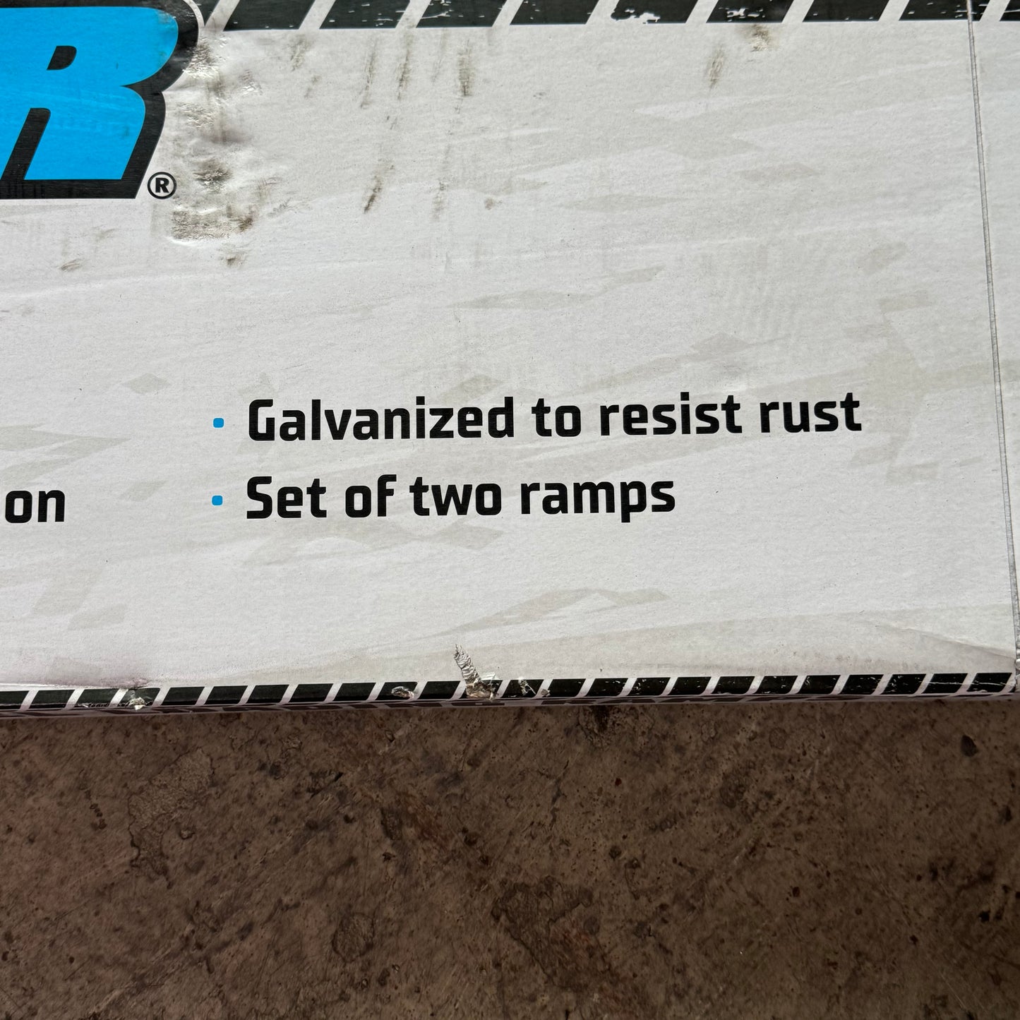 HAULMASTER (2 Pcs) Steel Loading Ramps, Capacity 1000Lbs Sz 10" x 84" 60397