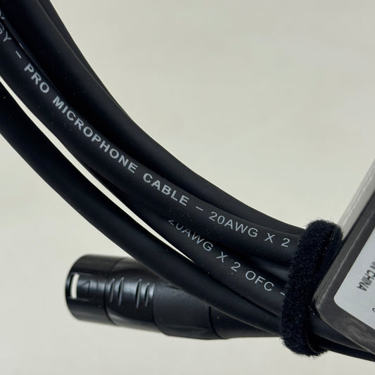 HOSA TECHNOLOGY Pro Series Microphone Cable 10 ft Black HMIC-010